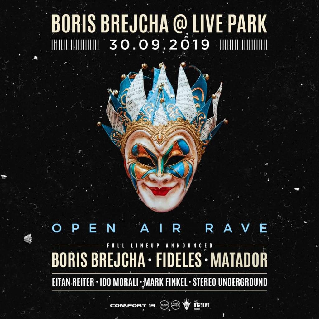 Boris Brejcha - Tel Aviv Calling - 30.9.2019 - Página frontal