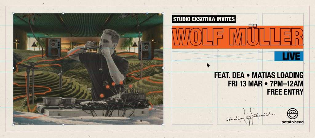 Studio Eksotika Invites: Wolf Müller - フライヤー表
