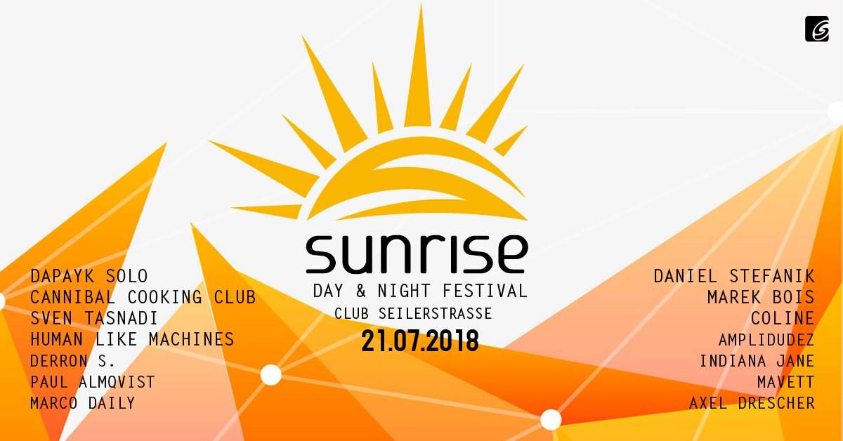 Sunrise Day&night Festival 2018 - Página frontal