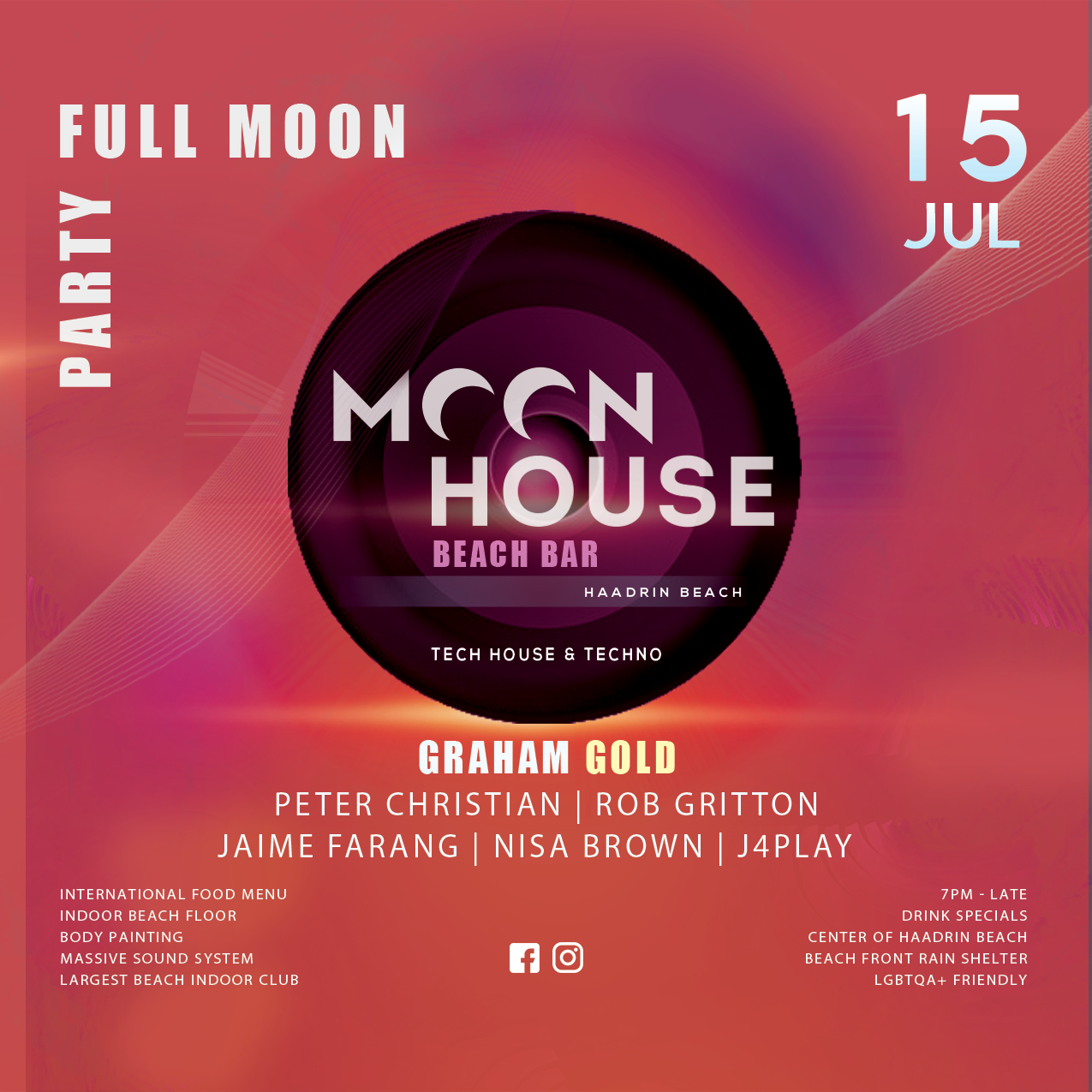 Official Full Moon Party - Koh Phangan - フライヤー裏