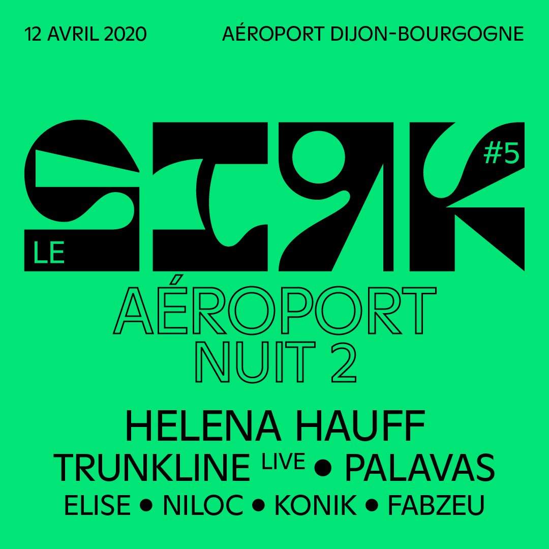 Le Sirk Festival #5 - Aéroport Dijon-Bourgogne - Nuit 2 - フライヤー表