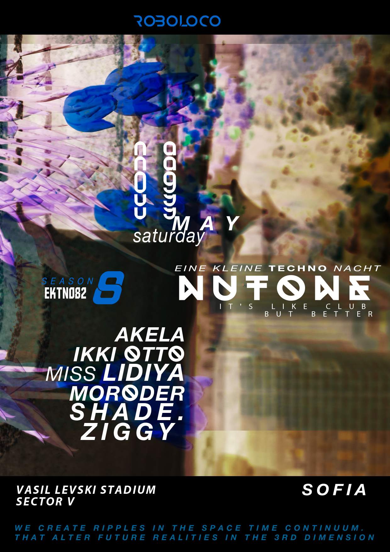 ROBOLOCO: NUTONE: EINE KLEINE TECHNO NACHT 082 at Nutone Sofia, Sofia