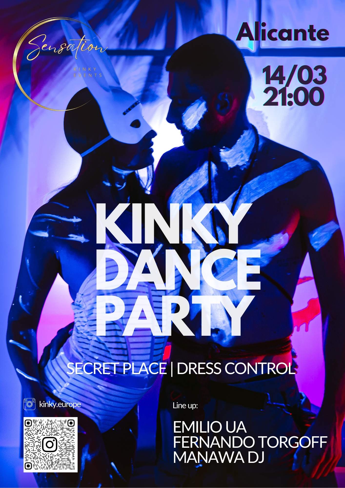 KINKY DANCE PARTY @Teatre Day&Night (Neon) bei TBA - Teatre Day&Night - C/  Tomás López Torregrosa, 4, 03002 Alacant, Alicante, Ost