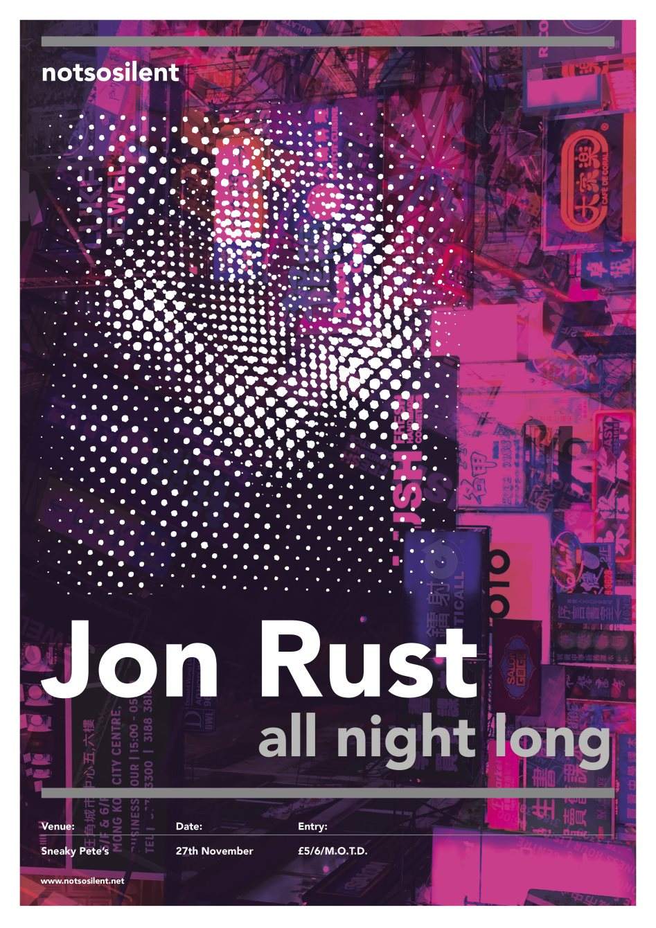 Notsosilent with Jon Rust (all Night Long) - Página frontal