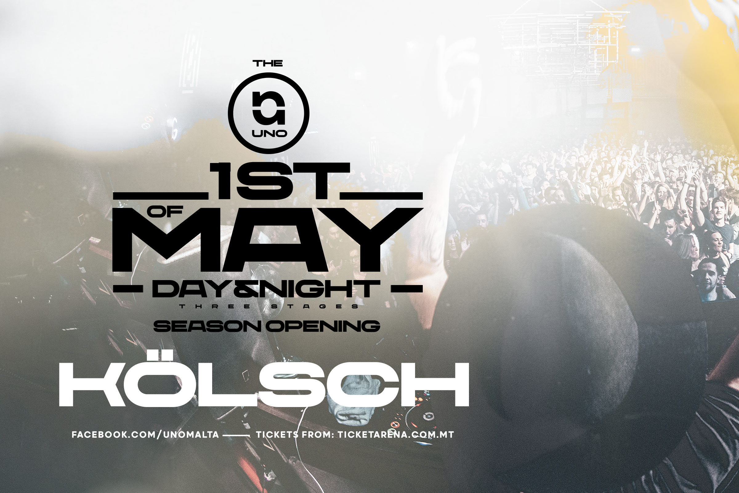 1st of May - Day & Night with KÖLSCH at Uno - フライヤー裏