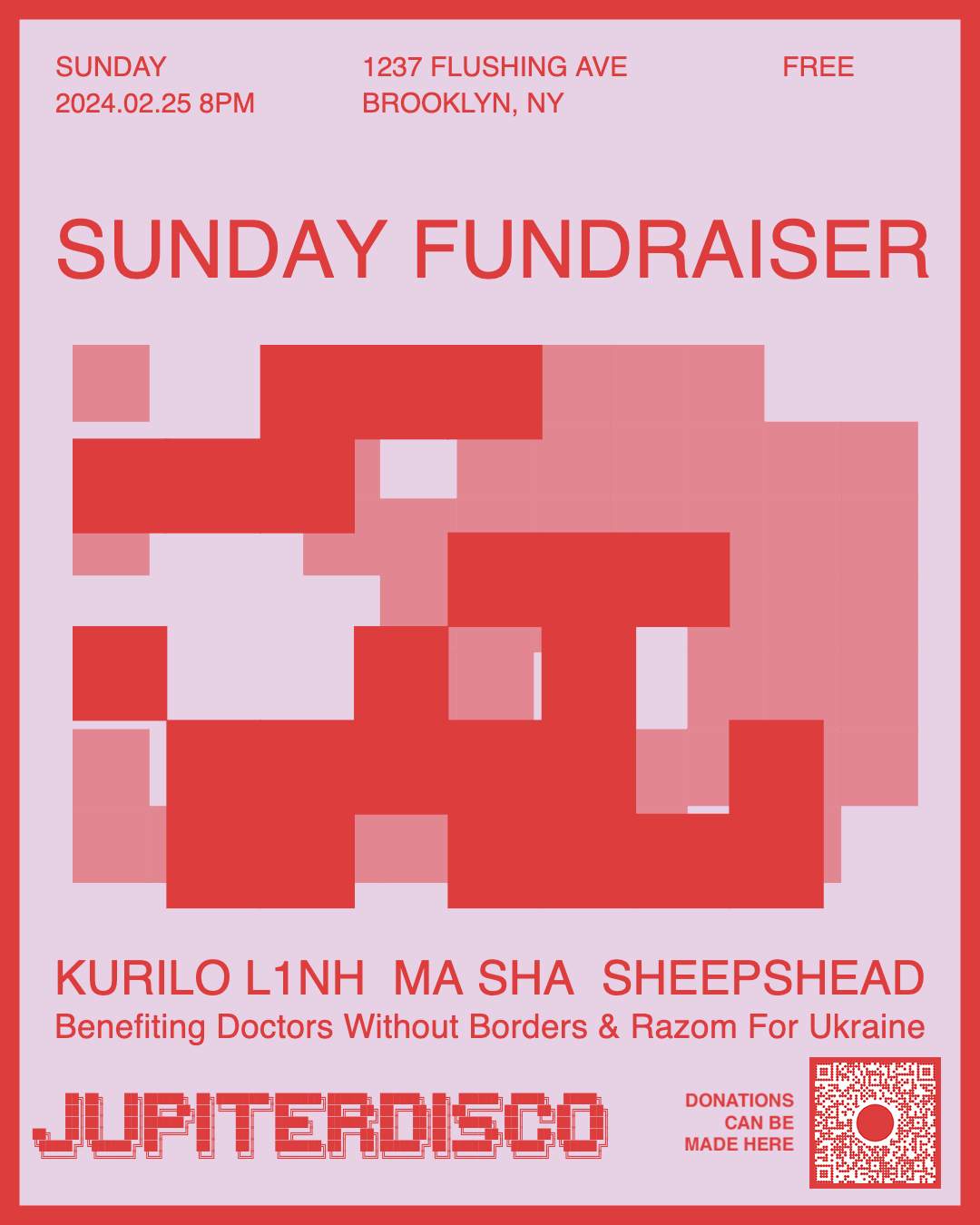Sunday Fundraiser: Kurilo, L1NH, Ma Sha, Sheepshead - Página frontal