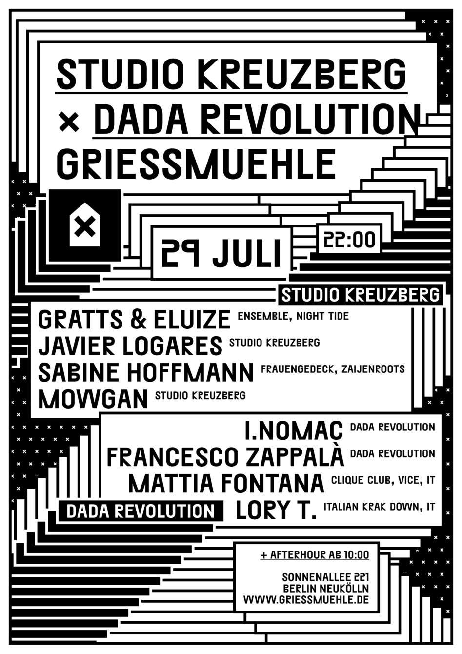 Freitag with Dada Revolution Studio Kreuzberg - Página trasera