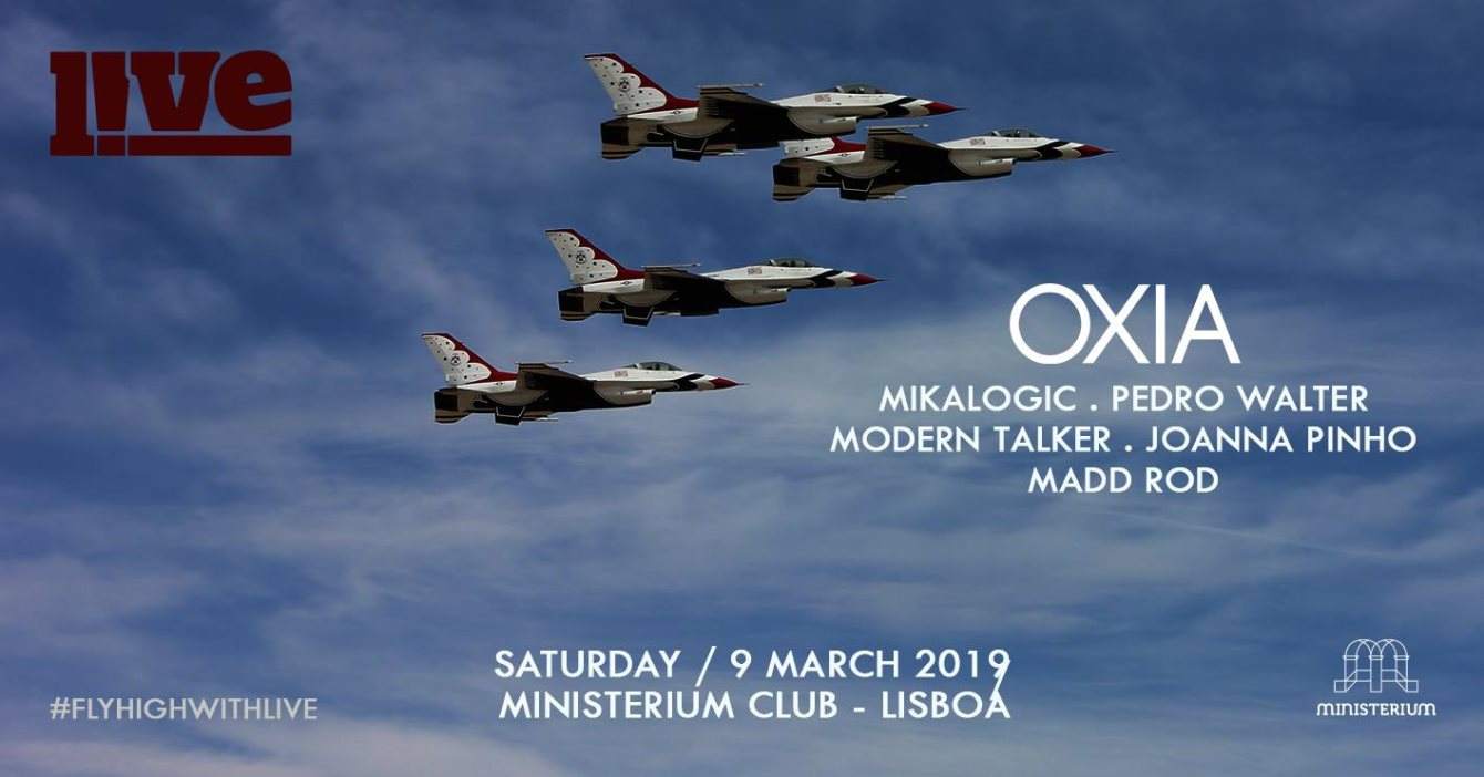 Oxia x Live Lisboa - Ministerium Club - Página trasera