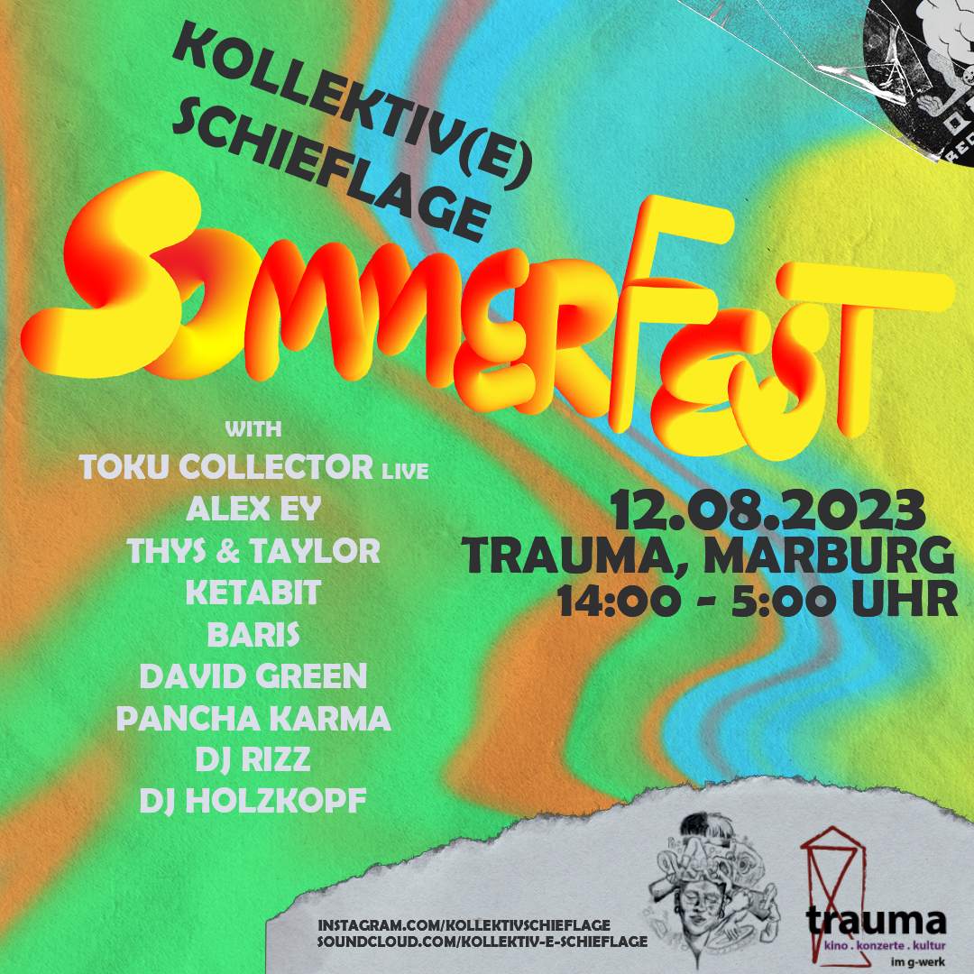 Sommerfest (Kollektiv Schieflache) - フライヤー表
