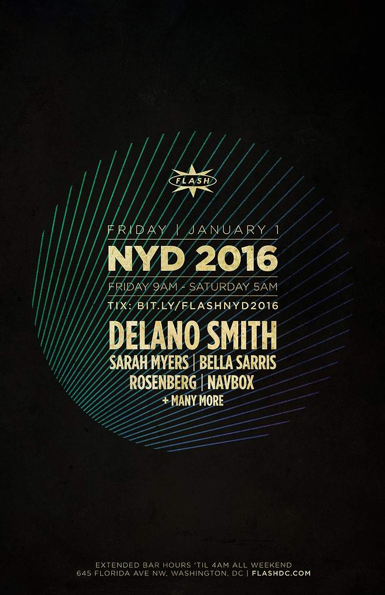 33 Hours: New Year's Day 2016 with Delano Smith, Sarah Myers, Bella Sarris  - Página frontal