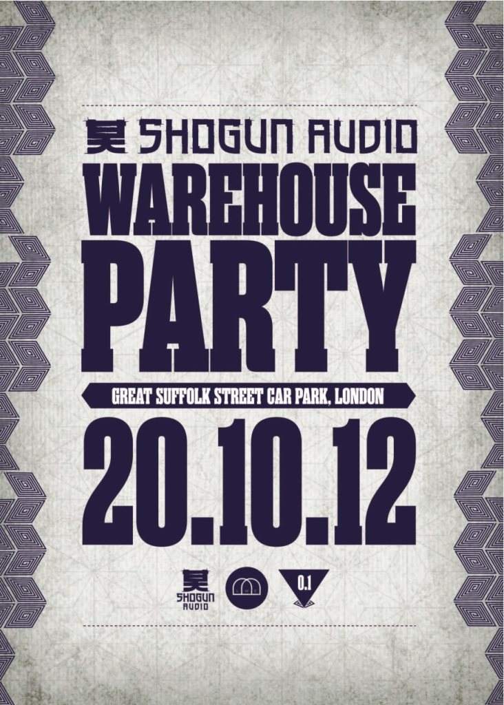 Shogun Audio Warehouse Party - Página frontal