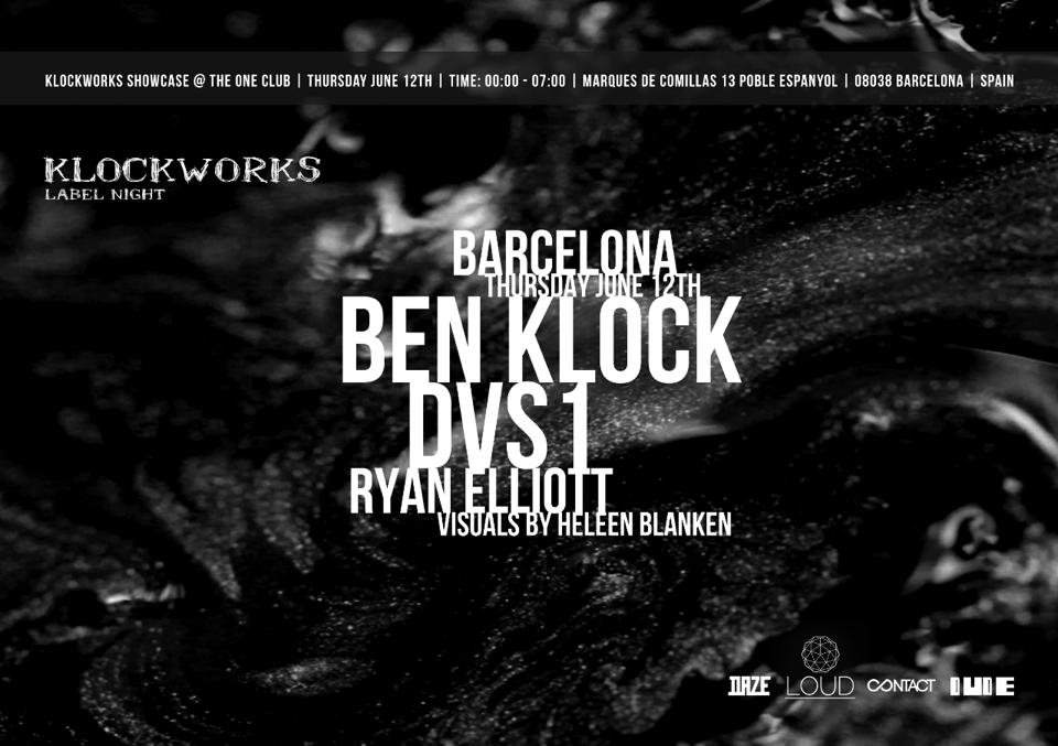 Klockworks Showcase with Ben Klock, DVS1 & Ryan Elliot - Página frontal