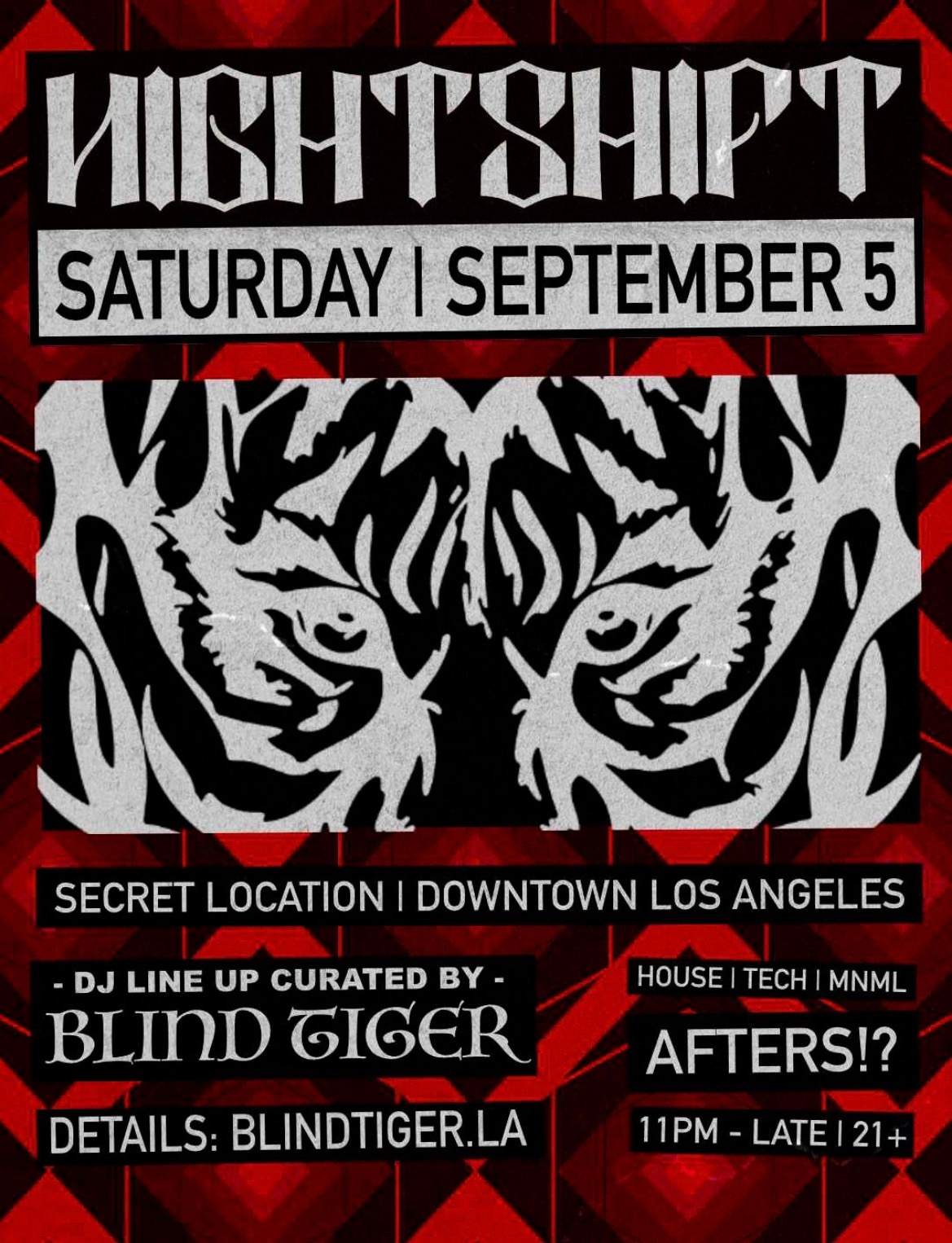 NIGHTSHIFT AFTER HOURS at The Lexington, Los Angeles