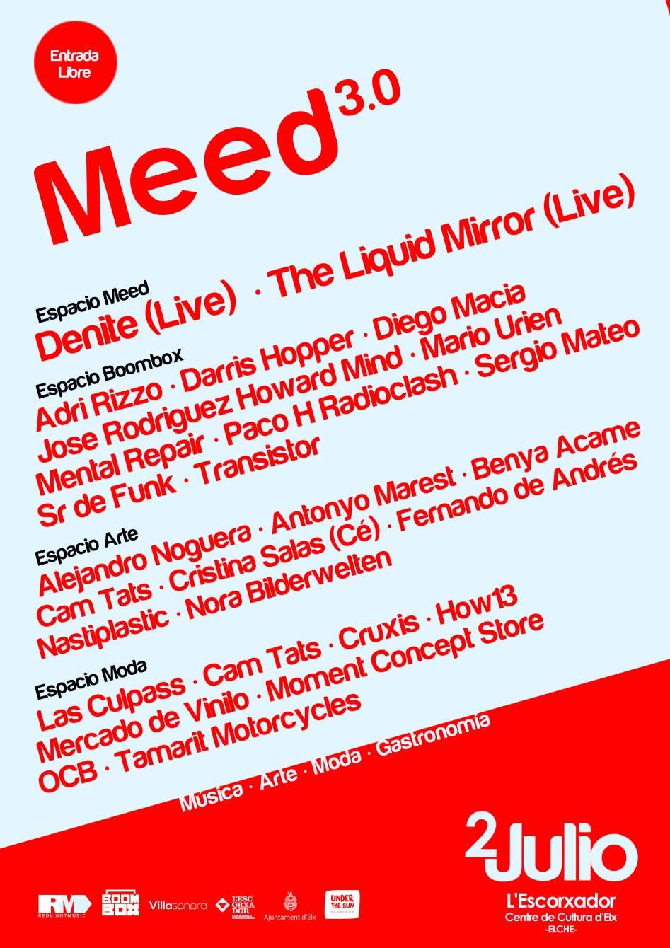 Meed Festival 3.0 - フライヤー表