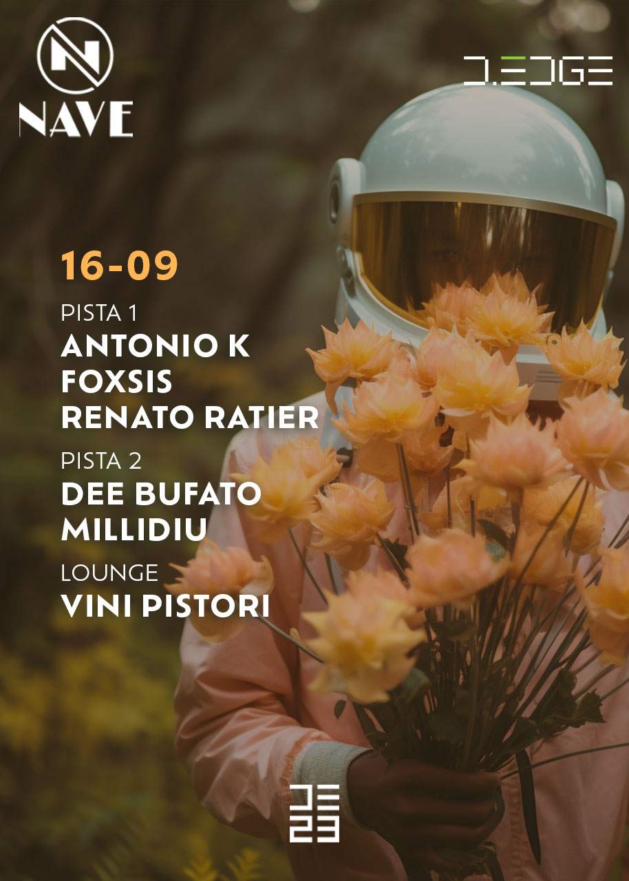 NAVE with Renato Ratier, Antonio K, Foxsis, Dee Bufato, Millidiu, Vini Pistori - フライヤー表
