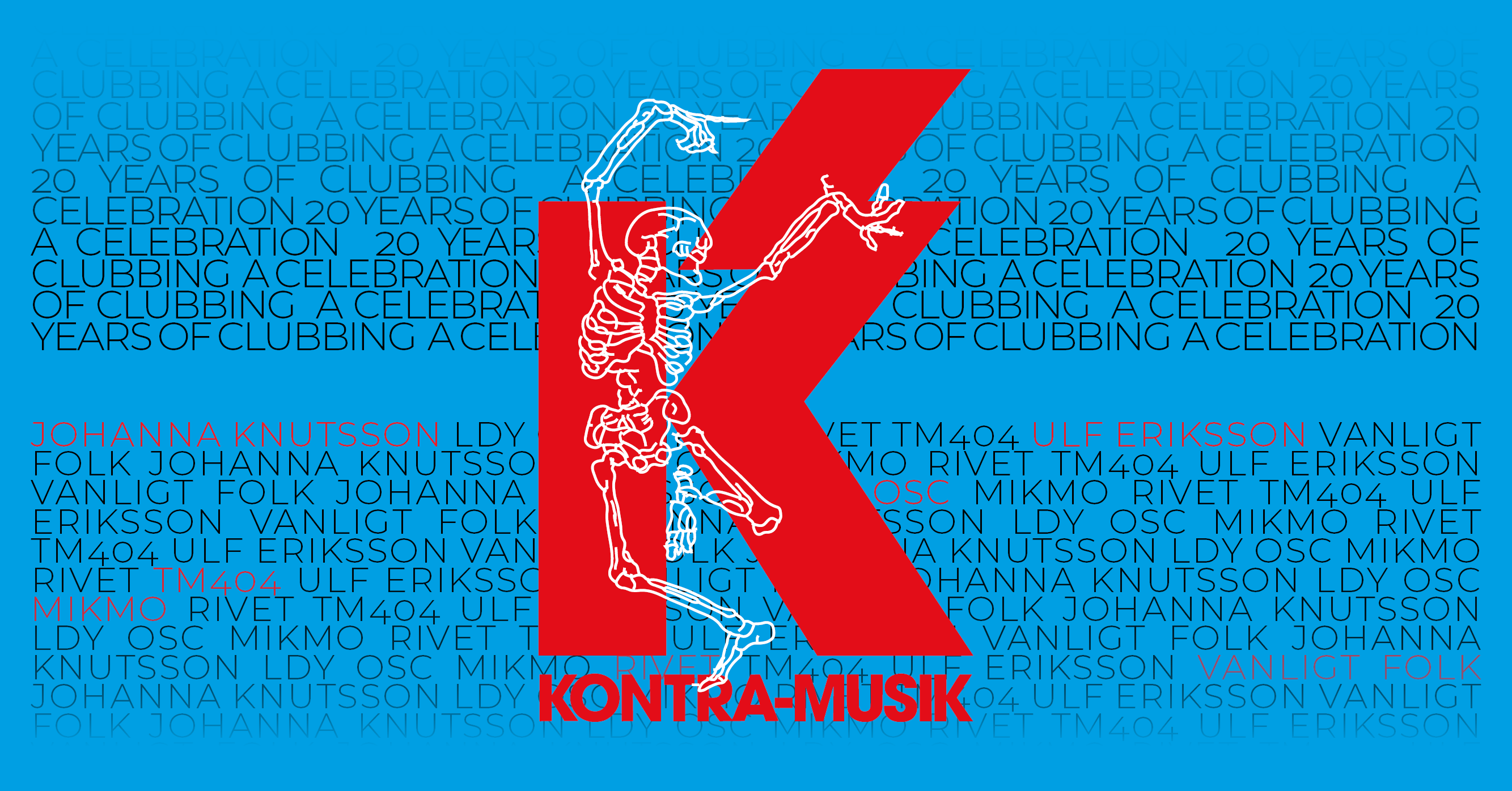 Kontra-Musik - 20 years of clubbing - フライヤー表