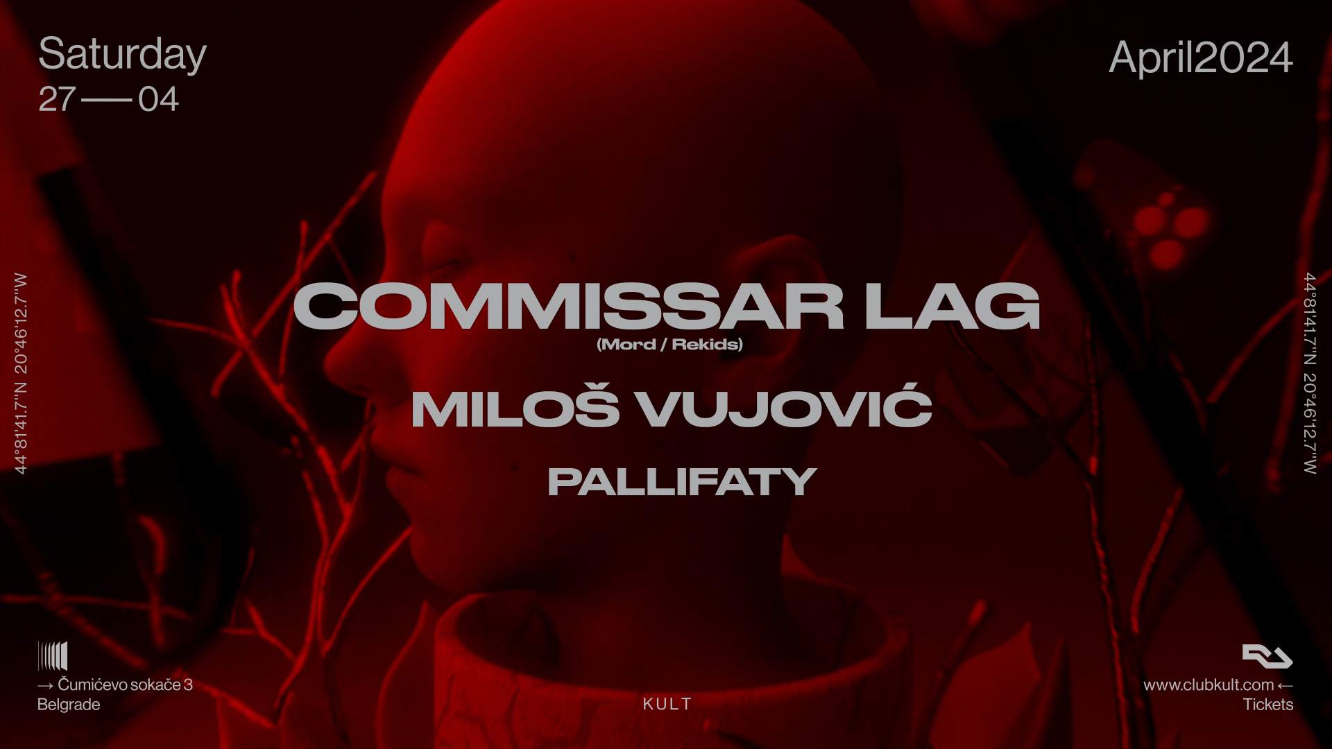 Commissar Lag & Milos Vujovic - フライヤー裏