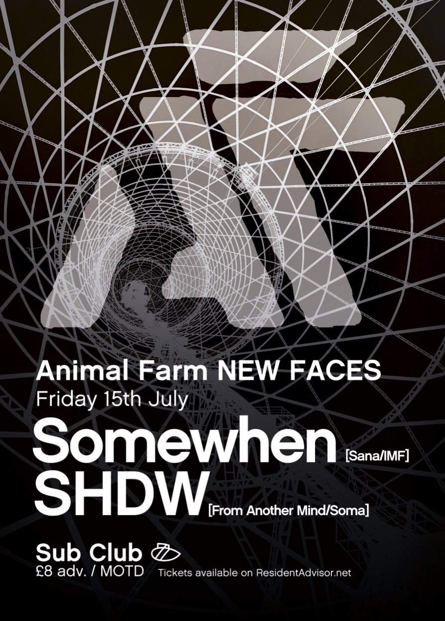 Animal Farm present New Faces with Somewhen & Shdw - Página trasera