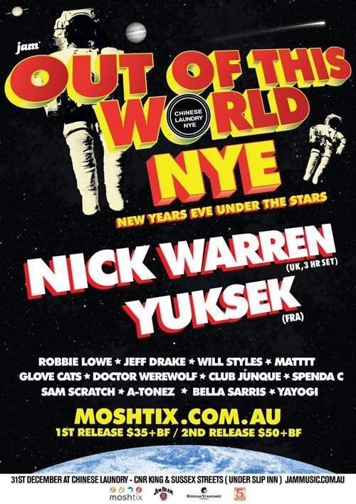 Out Of This World NYE feat Nick Warren & Yuksek - Página frontal