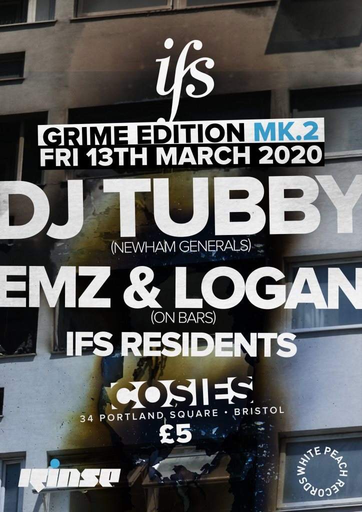 IFS Grime Edition MK.2: DJ Tubby - Página frontal
