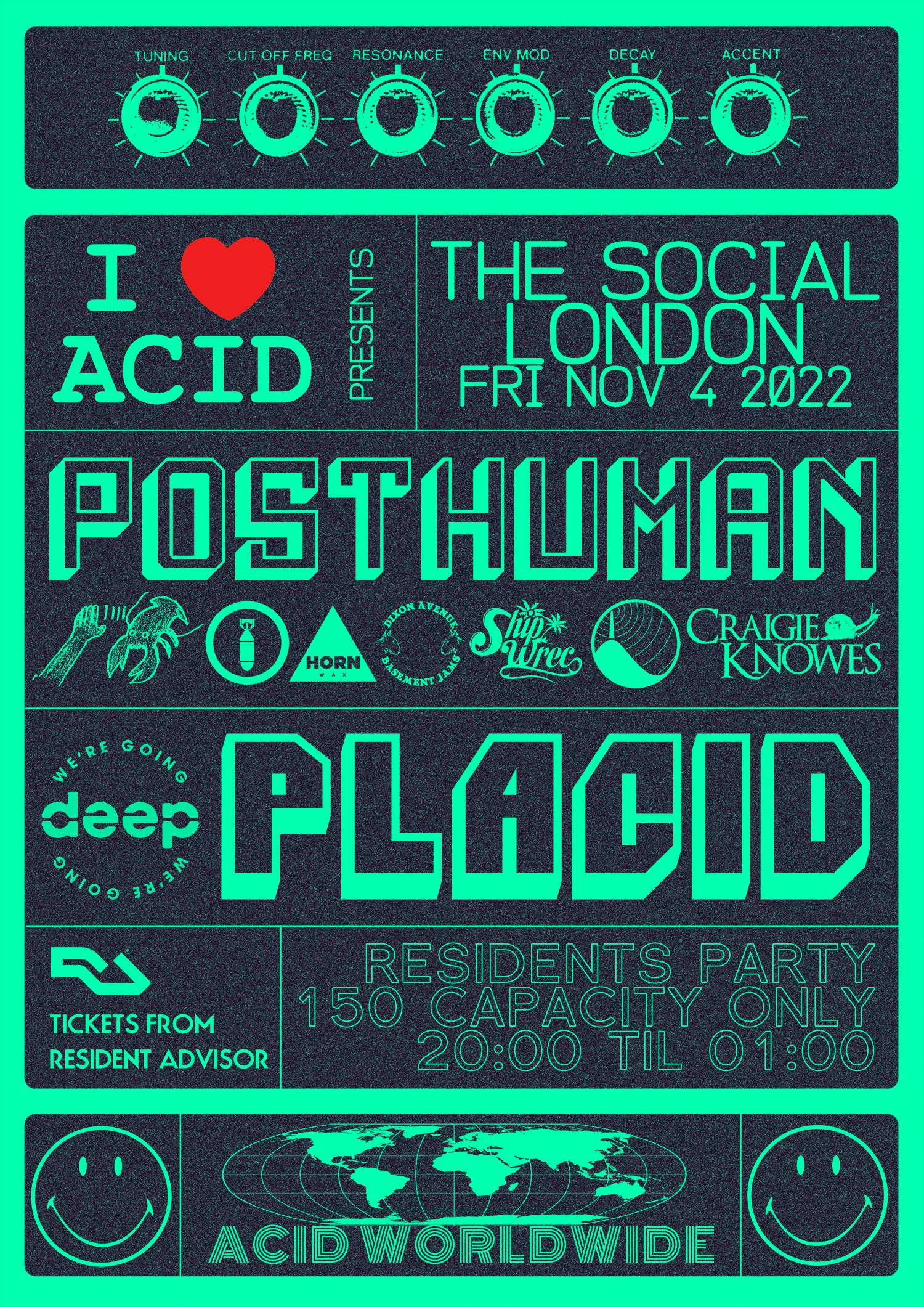 I Love Acid - residents party - Página trasera