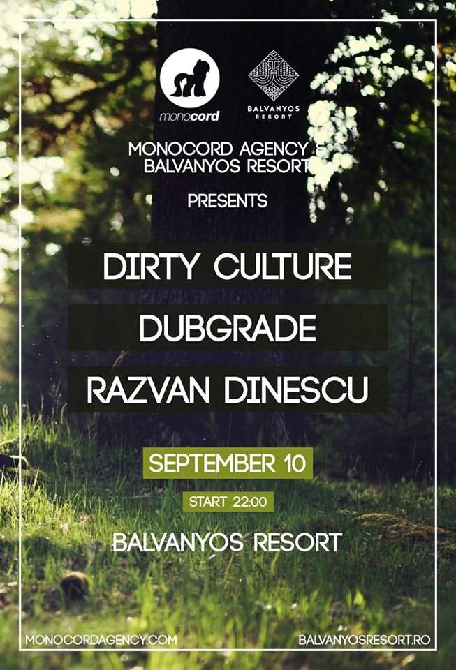 Balvanyos Resort Pres. Monocord Showcase - フライヤー表