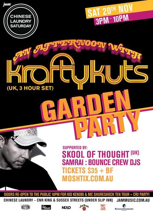 Garden Party feat Krafty Kuts + Skool Of Thought - Página frontal