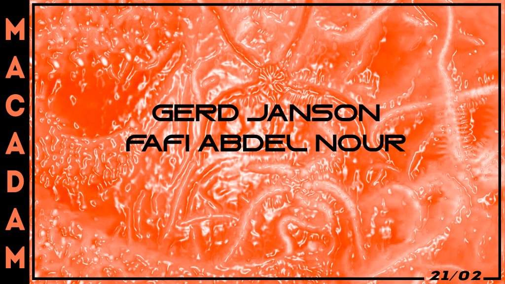 Macadam • Gerd Janson ~ Fafi Abdel Nour - Página frontal
