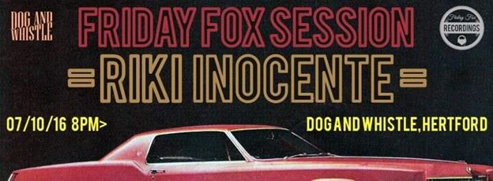Friday Fox Sessions - フライヤー表