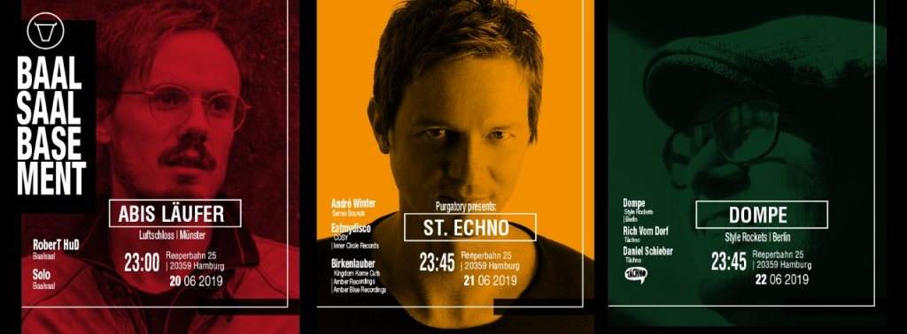 Purgatory presents: St. Echno with André Winter - フライヤー表