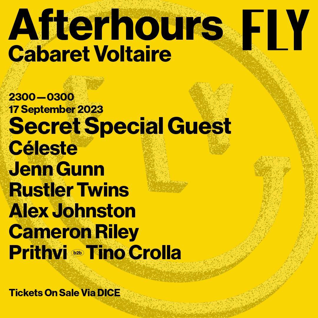 FLY Open Air - Afterhours [Sunday] at Cabaret Voltaire, Edinburgh