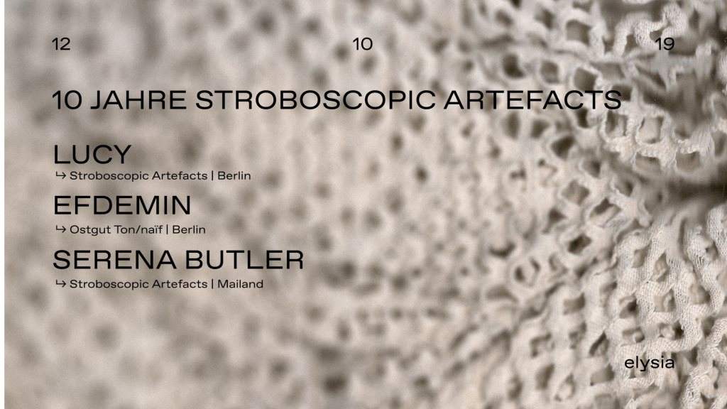 10 Years Stroboscopic Artefacts - Página frontal