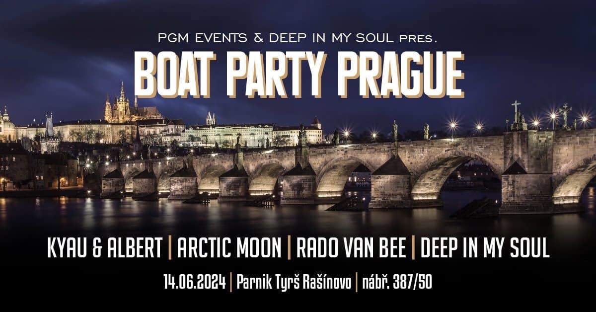 Boat Party Prague - Página frontal
