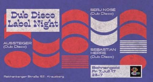 Dub Disco Label Night - Página frontal