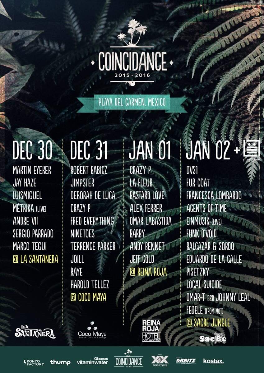 Coincidance Festival 2015-2016 - Day 2 NYE - Página trasera