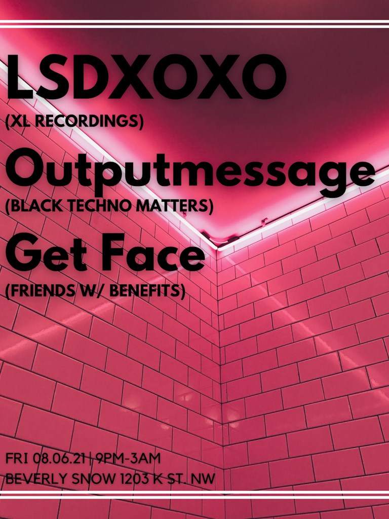 LSDXOXO / Outputmessage / Get Face - Página frontal