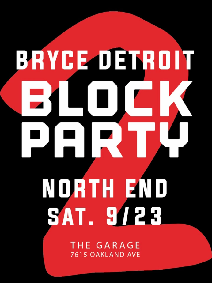 Bryce Detroit Block Party - Página frontal