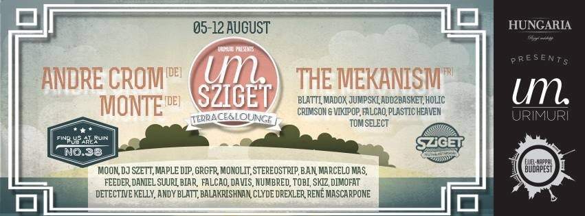 Urimuri Terrace & Lounge with The Mekanism on Sziget Festival - Página frontal