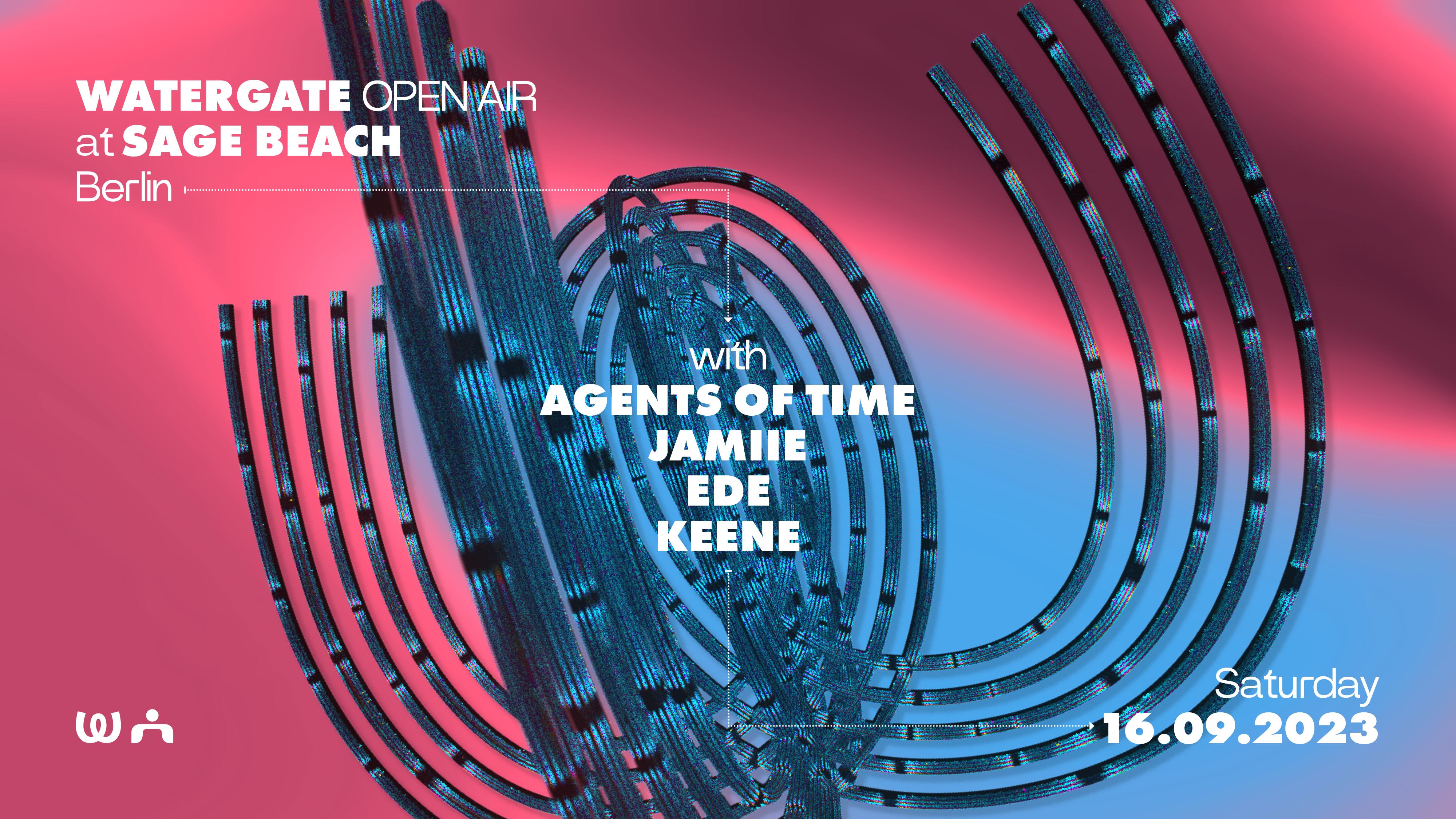 Watergate Open Air: Agents Of Time, JAMIIE, Ede, KEENE - Página frontal