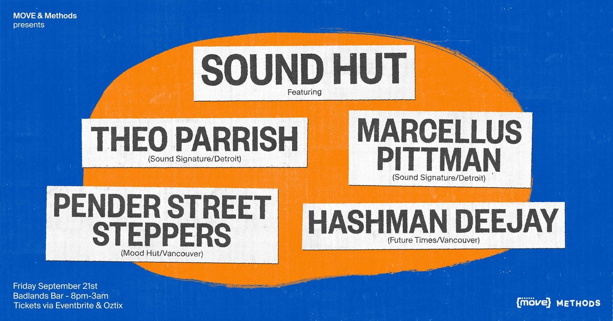 Theo Parrish, Marcellus Pittman, Pender St Steppers & Hashman DJ - Página frontal