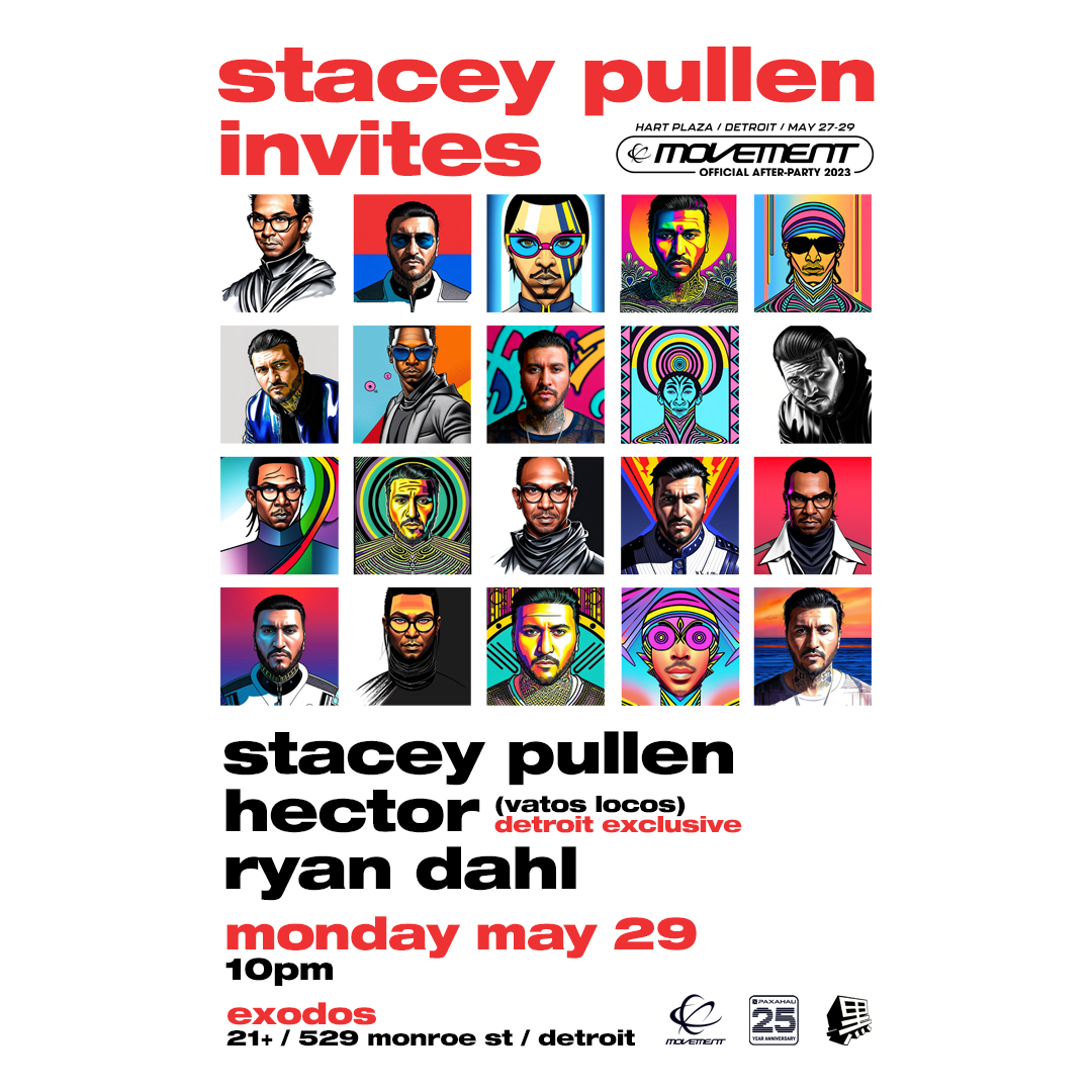 Stacey Pullen Invites - Official Movement Afterparty - Página frontal