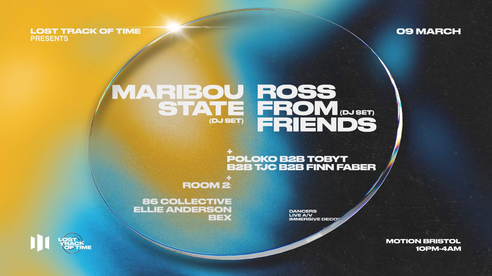 LTT presents: Maribou State & Ross From Friends - フライヤー表