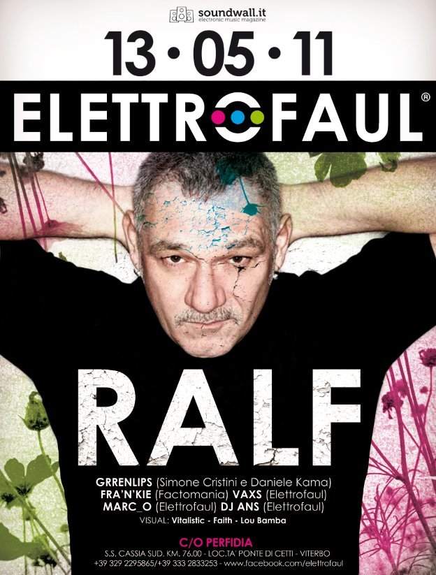 Elettrofaul with Ralf - フライヤー表