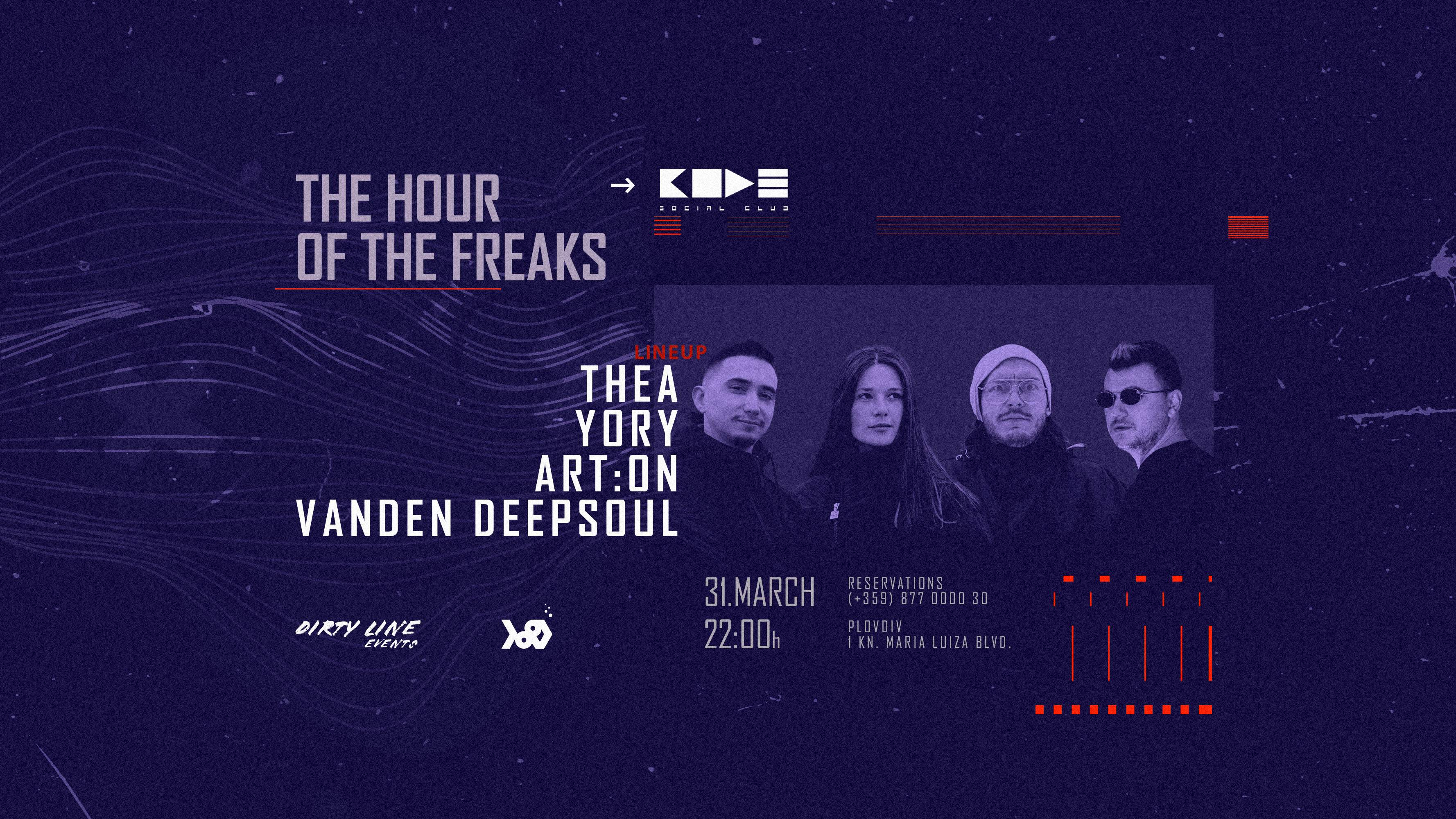 THE HOUR OF THE FREAKS - フライヤー表