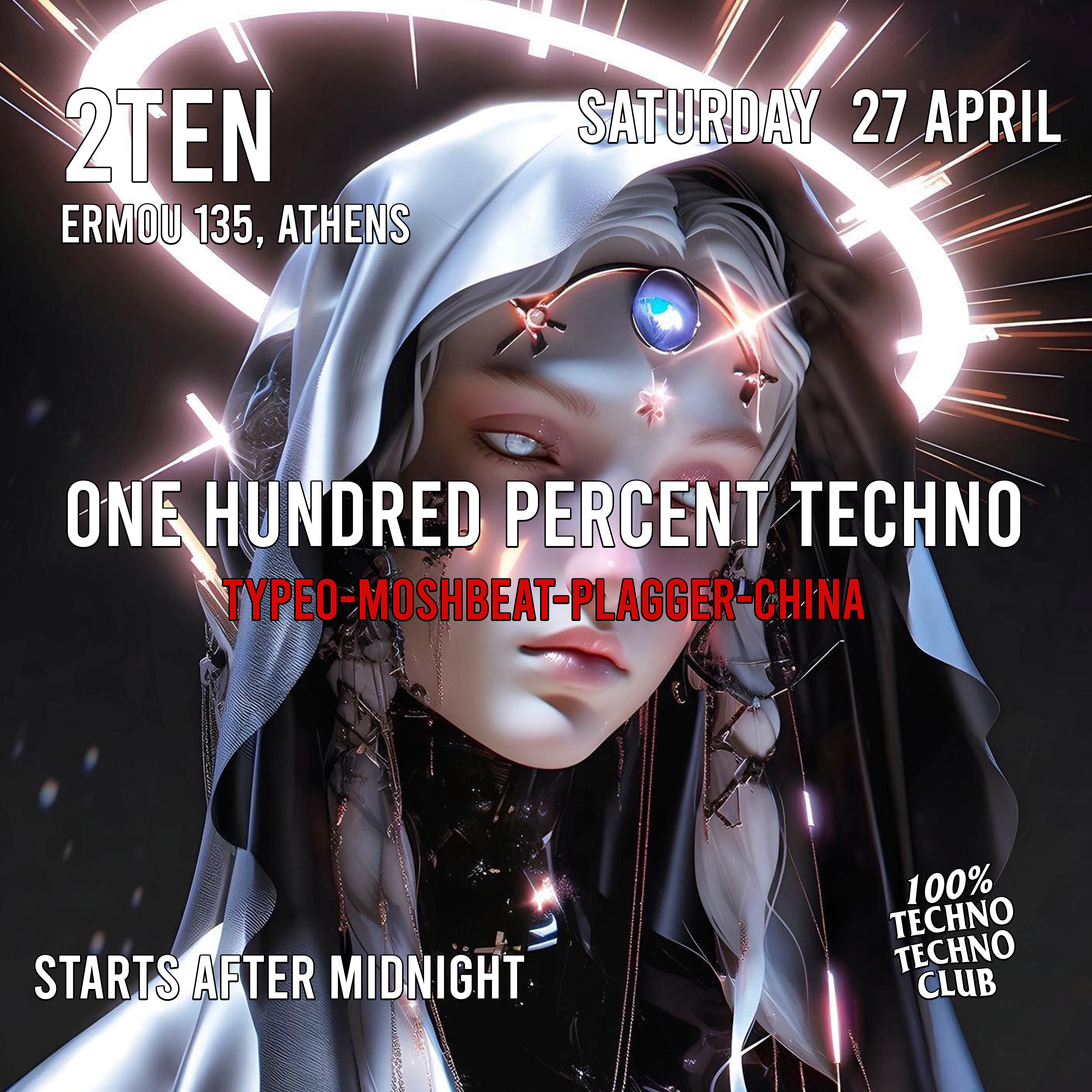 100% Techno taking over 2ten - Página trasera