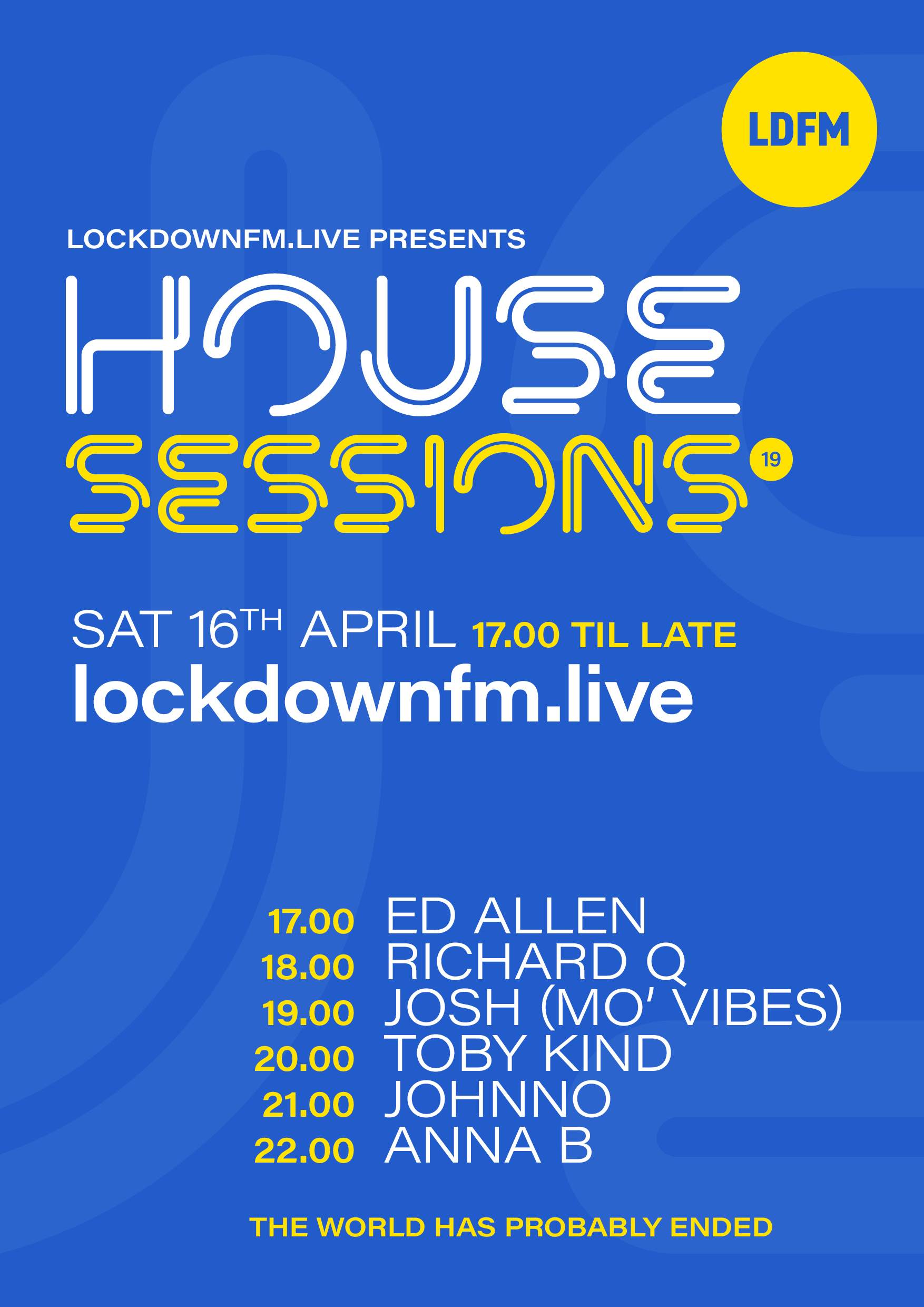 House Sessions 19 - フライヤー表