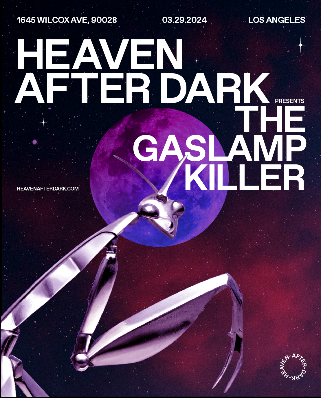Heaven After Dark presents : The Gaslamp Killer - Página frontal