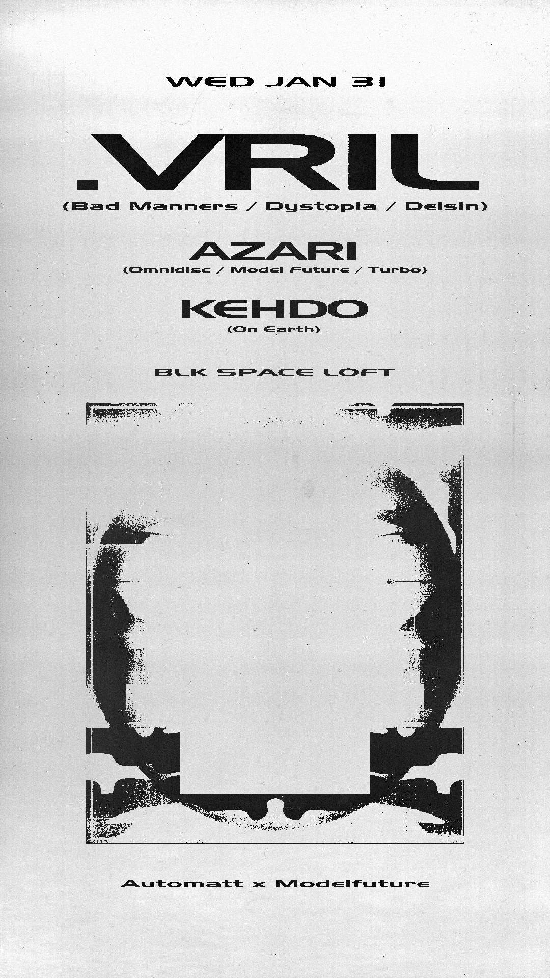 Automatt x Model Future .VRIL [LIVE] AZARI / Kehdo - Página trasera