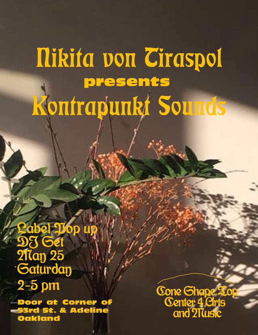 Nikita von Tiraspol presents Kontrapunkt Sounds - Página frontal