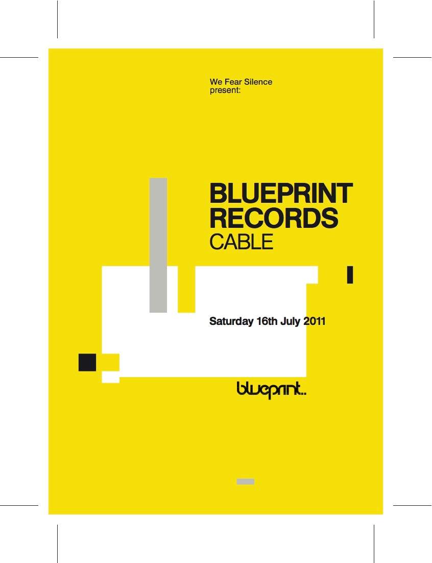 We Fear Silence present Blueprint Records with James Ruskin, Peter Van Hoesen - Live, Dvs1, Mark Broom - Página frontal